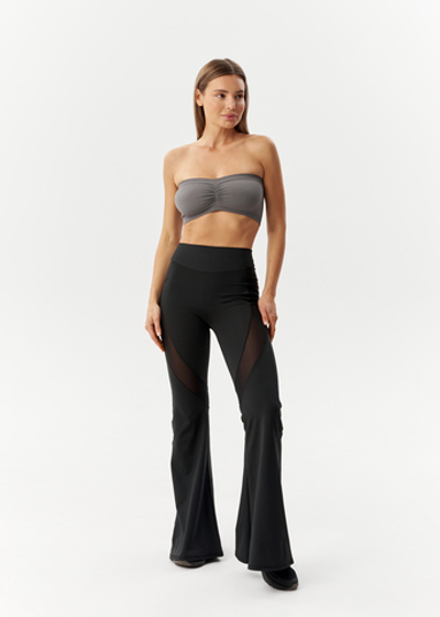 Бесшовный топ-бандо со стяжкой на груди из итальянской пряжи