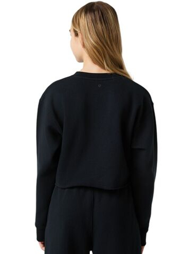 Кофта для девочки теннисная Björn Borg Oversized Cropped - black beauty