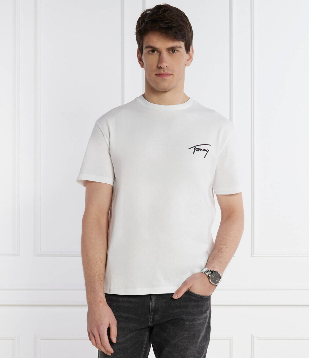 Футболка SIGNATURE Tommy Jeans - белый(DM0DM17994)