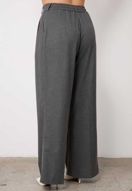 Брюки со стрелками; серый