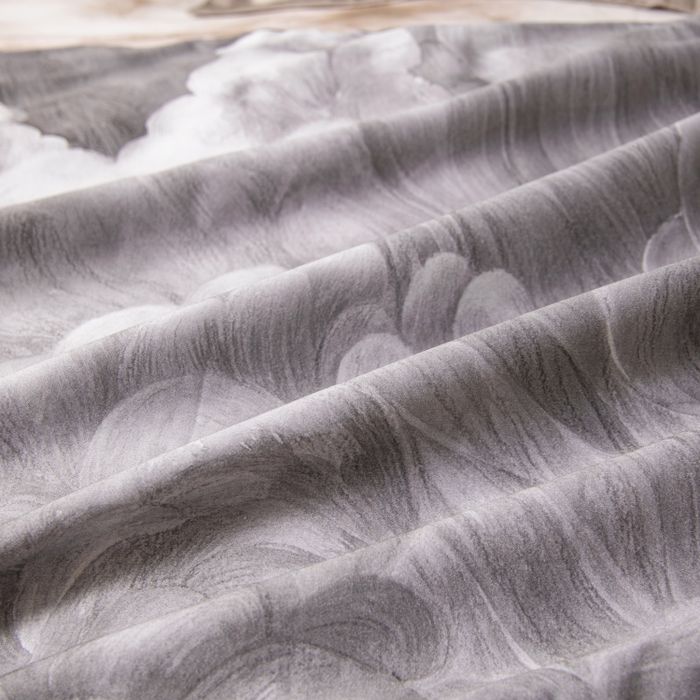 Комплект постельного белья Сатин Премиум «Дымчатый шёлк»