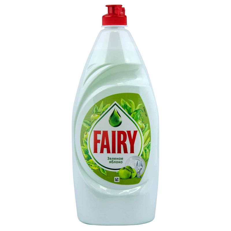Средство для посуды игрушек фруктов и овощей  FAIRY зеленое яблоко 900 мл/бут 12 бут/кор