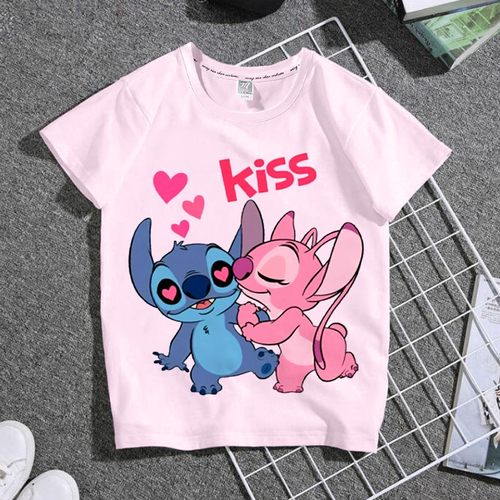 Футболка для ребенка "Стич и Ангел"
