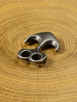 Застежка Якорь ЧЕРНЫЙ ВИНТАЖ из нержавеющей стали