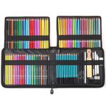 Набор художественный Kalour 102 пр. тканевый пенал