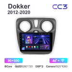 Teyes CC3 9"для Renault Dokker 2012-2020