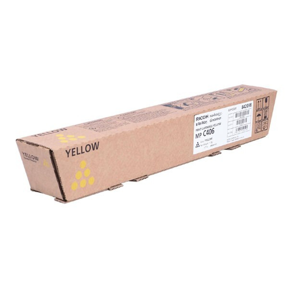 Тонер-картридж  Ricoh Print Cartridge Yellow MP C406
