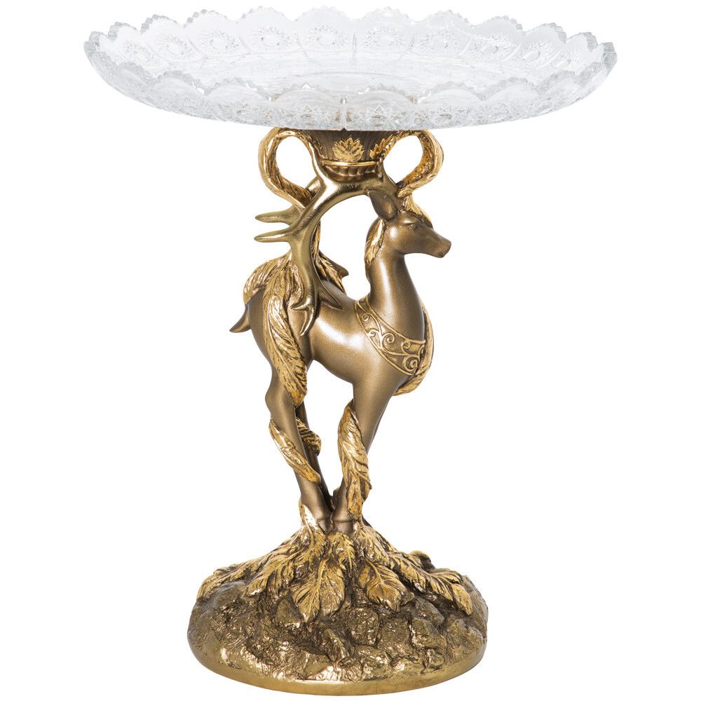 Фруктовница-конфетница Лань Артемиды - 6 Бронза