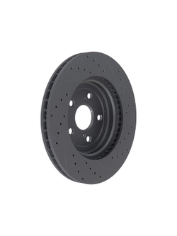 Диск тормозной передний перфорированный PRO-LINE с покрытием комплект LEXUS RX-330 GANZ GIJ10066S