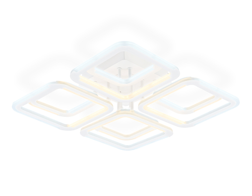 Светильник светодиодный потолочный FA8948/4+4 WH белый 101W 3000-6000K 485*485*120 (ПДУ ИК)