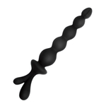 Черная анальная цепочка в форме ёлочки (Цвет: черный)