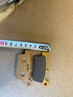 Колодки тормозные износостойкие для эндуро мотоцикла JMC