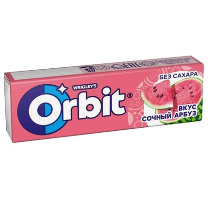 Жевательная резинка Orbit арбуз 13,6 гр