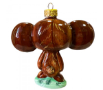 Ёлочная игрушка «Чебурашка» (Лефортовский фарфор)