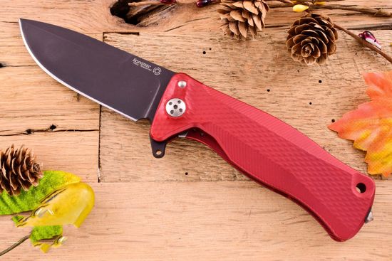 Складной нож Lion Steel "SR-11" L/SR11A RB c клинком из стали Uddeholm Sleipner®, рукоять алюминий