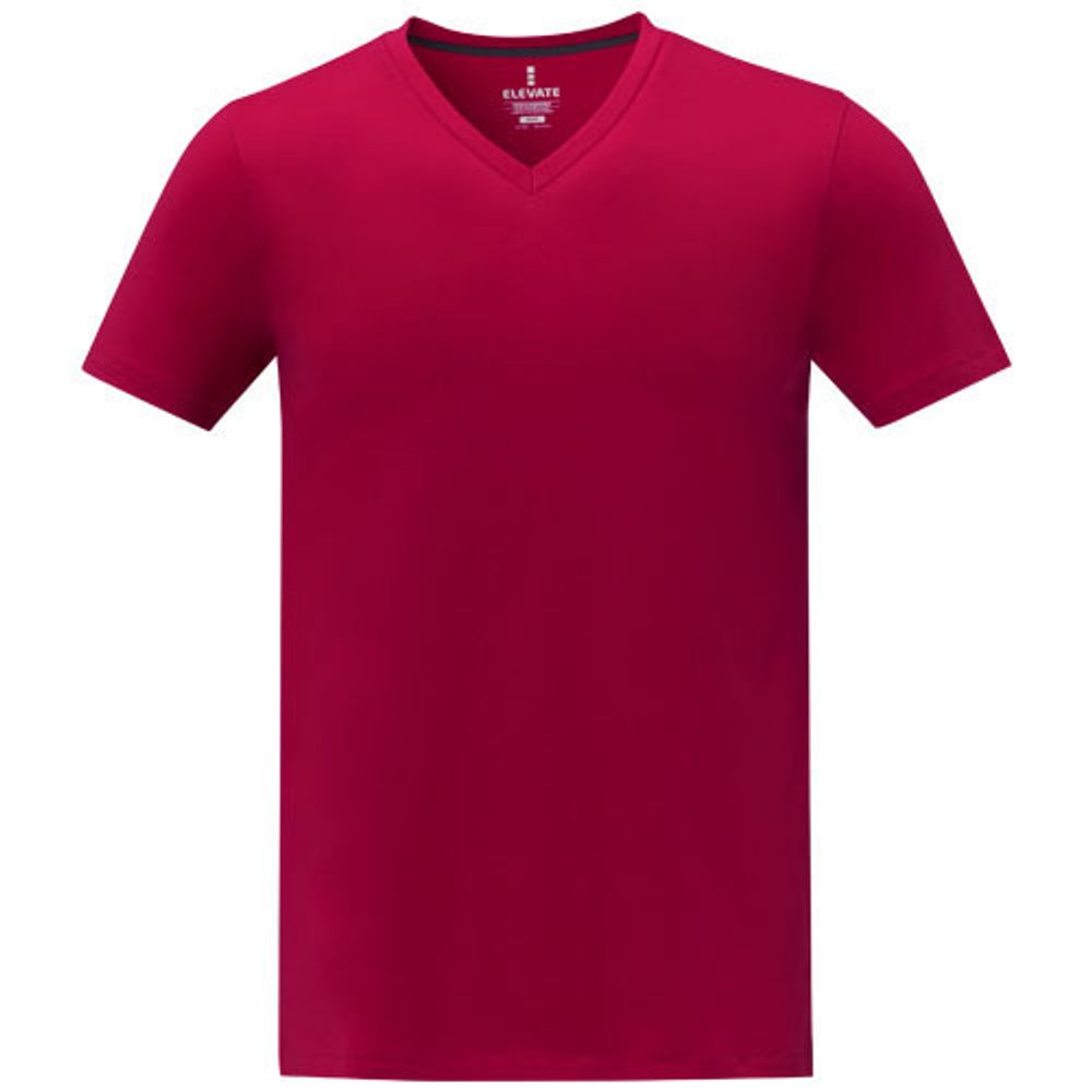 Somoto Мужская футболка с коротким рукавом и V-образным вырезом