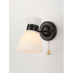 Бра светильник Rivoli Aemilia 9185-401 настенный 1хЕ27 60 Вт модерн с выключателем | Rivoli