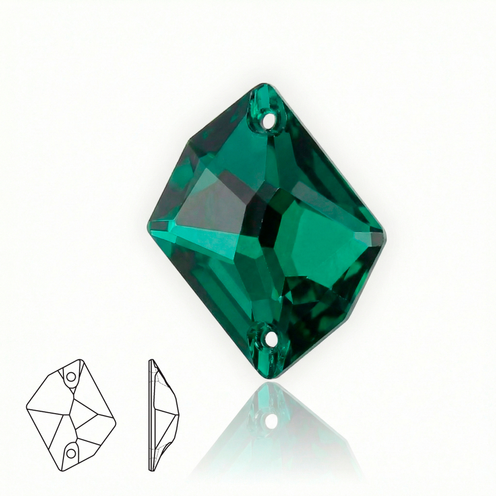 Пришивные стразы Cosmic Kong Green