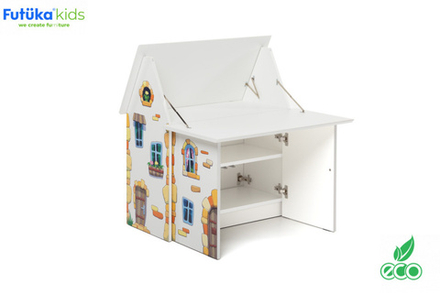 Стол "Домик чудес" (Белый, 1100х760х800)