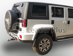 Фаркоп Лидер-плюс для BAIC BJ40 (I рестайлинг) 2019-2024 без снятия и выреза бампера. Тип шара: E. Нагрузки: 1000/100 кг, (без электрики в комплекте) - B301-E