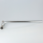 Пресс-фитинг – тройник с хромированной трубкой 15 мм, 16х15х16, 70 см