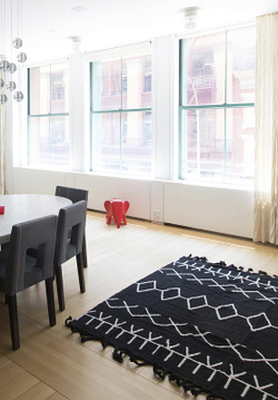 Ковер Lorena Canals Берберский черный 140х200 см