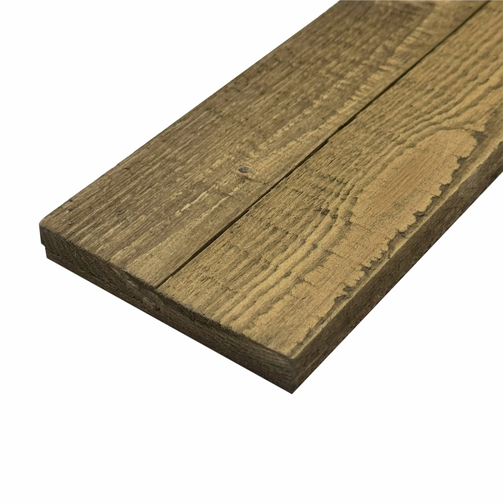 Стеновая панель из амбарной доски декор Орех