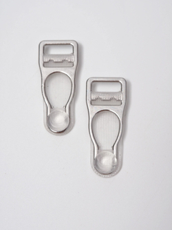 Чулкодержатель металлический цвет серебро ширина 10 мм УЦЕНКА (потертый)