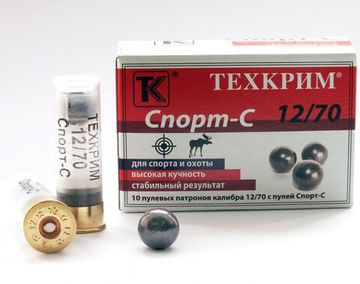 ПАТРОН ДЛЯ ГРАЖДАНСКОГО ОРУЖИЯ 12Х70 (П) СПОРТ-С [ТК]