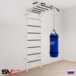 Шведская стенка Sv Sport усиленная 6201 (Турник рукоход/Цепь/Мешок 15кг)