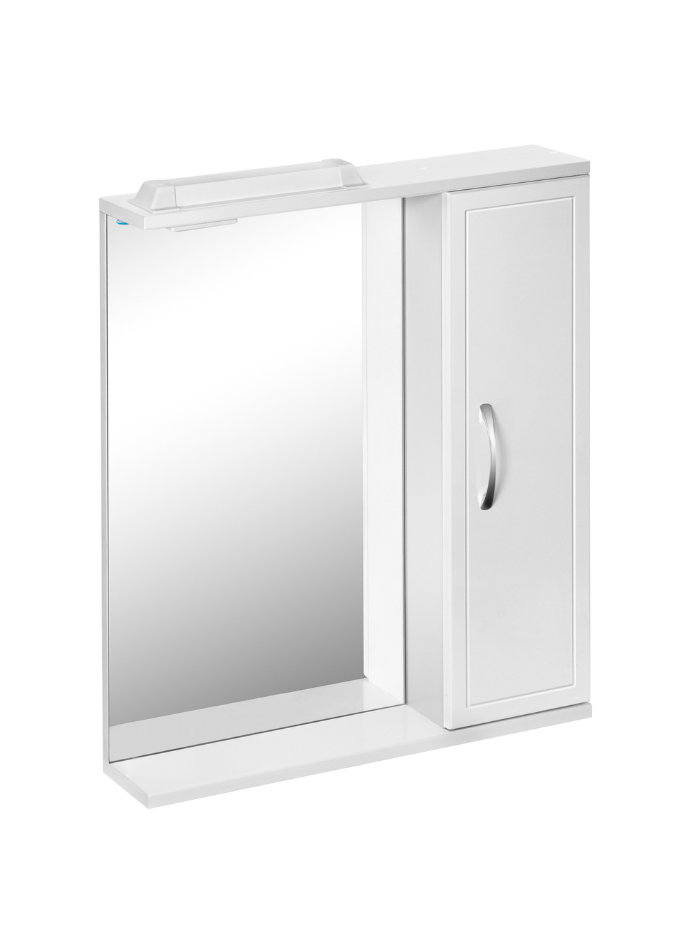 Шкаф зеркальный Панда 500 с подсветкой, правое открывание, арт. 00120