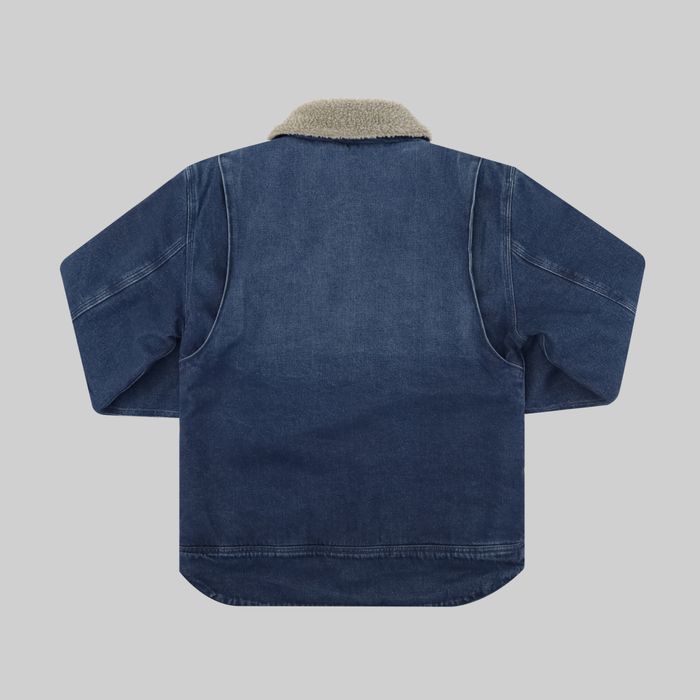 Куртка мужская Carhartt Denim Sherpa Jacket артикул:105478 - купить в магазине Дайс