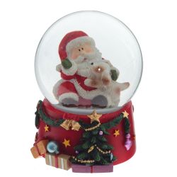 GAEM Фигурка декор в стекл шаре "Дед Мороз", D6 см, L6 W7 H8,5 см