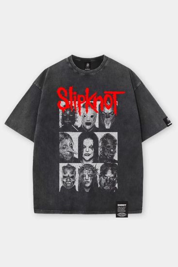 Футболка SHMOT Slipknot Garment Dye чёрный