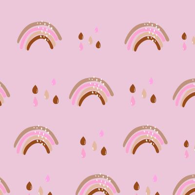 Радуги на розовом