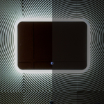 Зеркало с подсветкой Джобс lite 70 х 50 см (сенсорный выключатель, регулировка яркости, холодный свет 6000K)