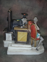 Статуэтка. Фарфор. Соблазнение осуждено. Capodimonte. Италия