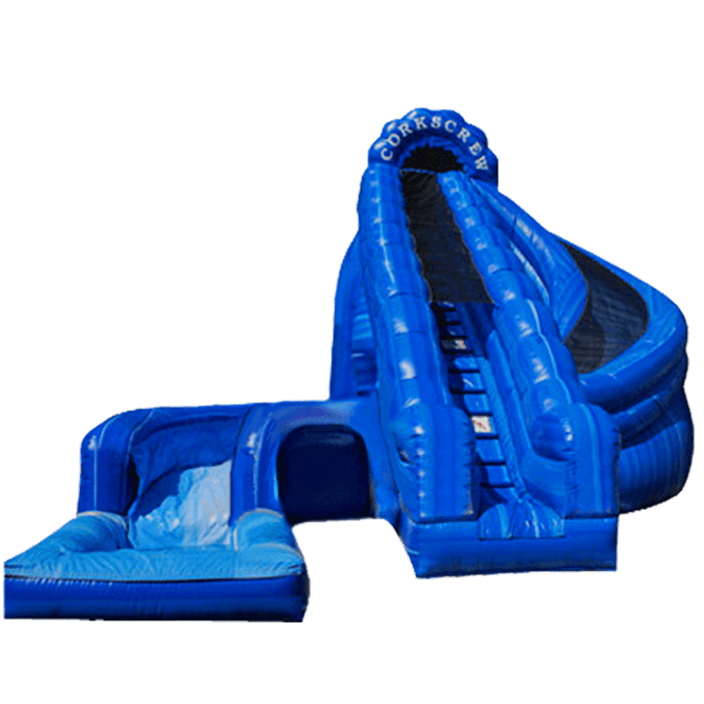 Надувная водная горка с бассейном «Жемчужина», 10*10*6 м