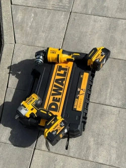 2 в 1 УШМ (болгарка) и Гайковерт, набор электроинструментов бесщеточный 2 акб