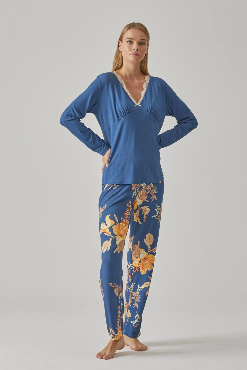 RELAX MODE - Женская пижама с брюками - 10773
