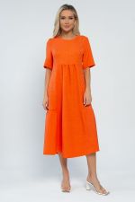 Платье Воздушный поцелуй (оранжевое) П13490-18М LT Collection
