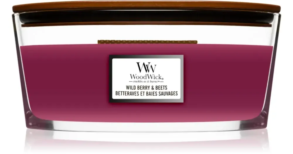 WOODWICK ELLIPSE WILD BERRY &amp; BEETS CANDLE 453 GR