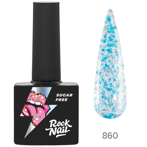 RockNail Гель-лак Sugar Free 860 Sticky Fingers, 10 мл