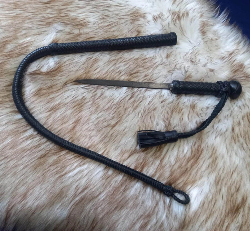 Нагайка Уставная Боевая, клинок дамаск скрытого ношения