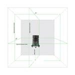 Лазерный уровень ADA 6D Servoliner GREEN   А00622