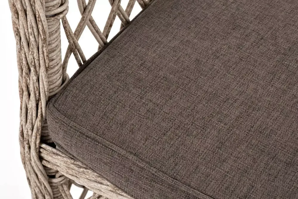 "Эспрессо-80 L" обеденная группа плетеная, цвет бежевый