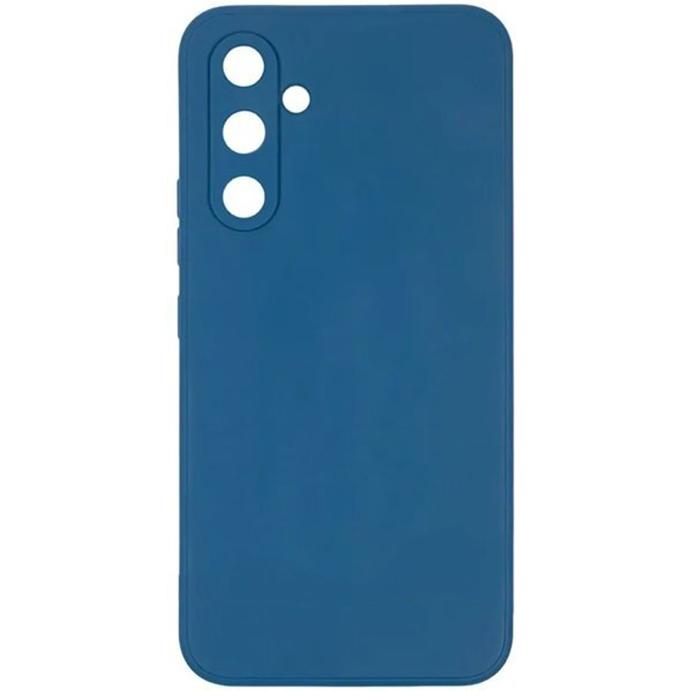 Накладка Samsung A54 5G силикон матовый темно-синий Soft Case Zibelino
