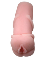 Мастурбатор-девственница с вибрацией "Школьница" (Цвет: телесный)