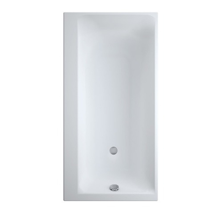 Ванна прямоуг.: SMART 160x80 с ножками, белый, левый Сорт1(P-WP-SMART*160-L)
