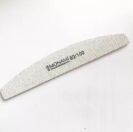 Monami Пилка для ногтей лодка, 80/100гр